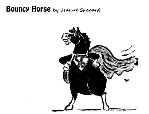 Cartoon image of Bouncy Horse, Vol 2.