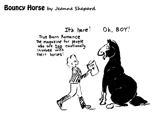 Cartoon image of Bouncy Horse, Vol 5.