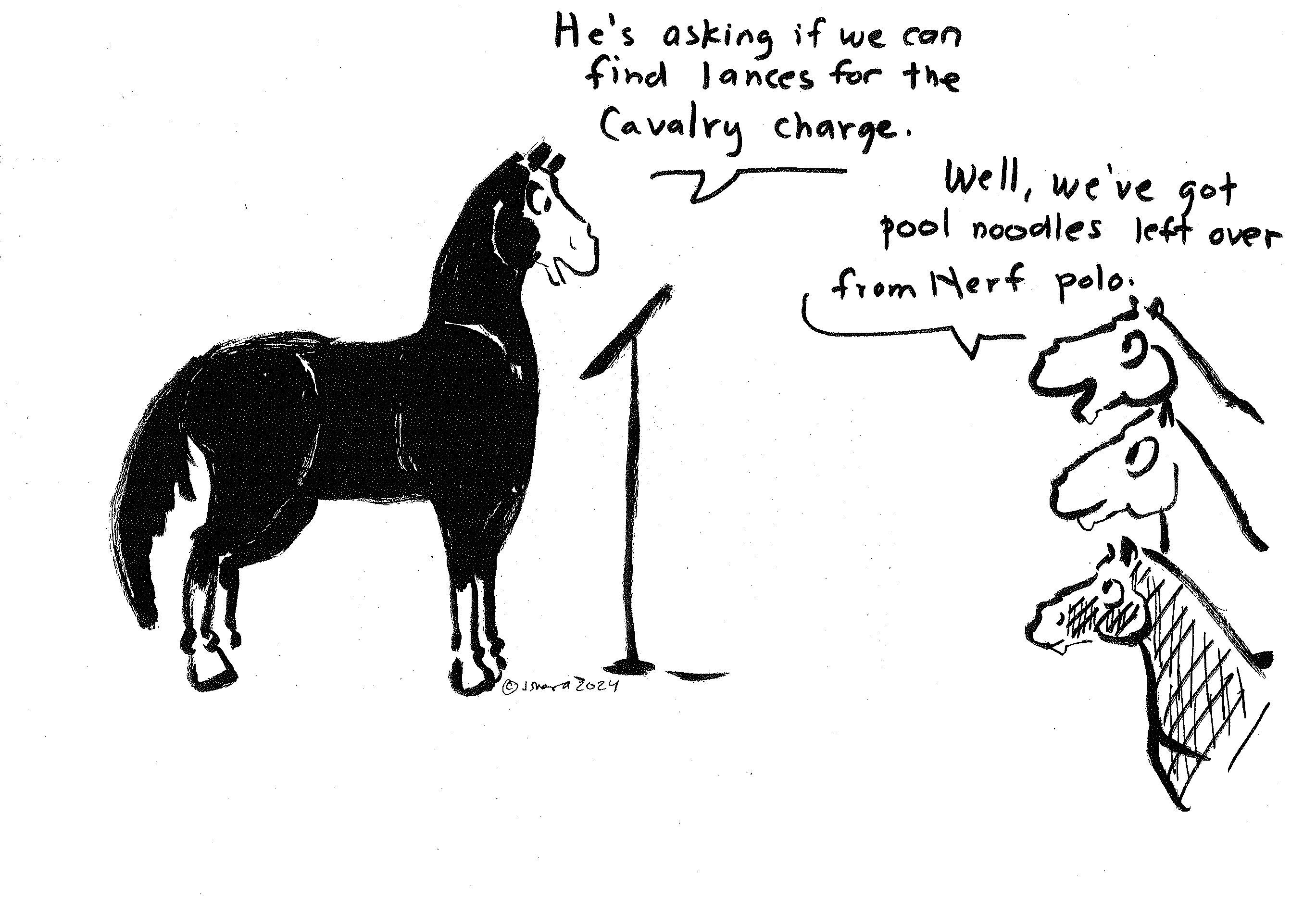 Happy Valley Riding School cartoon thumbnail