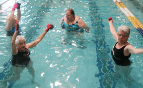 Photo from water exercise class